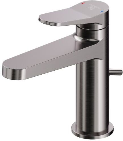 Steinberg Waschtischarmatur Serie 340 3401000 BGM Ausladung 126mm, mit Ablaufgarnitur 1 1/4", brushed gunmetal