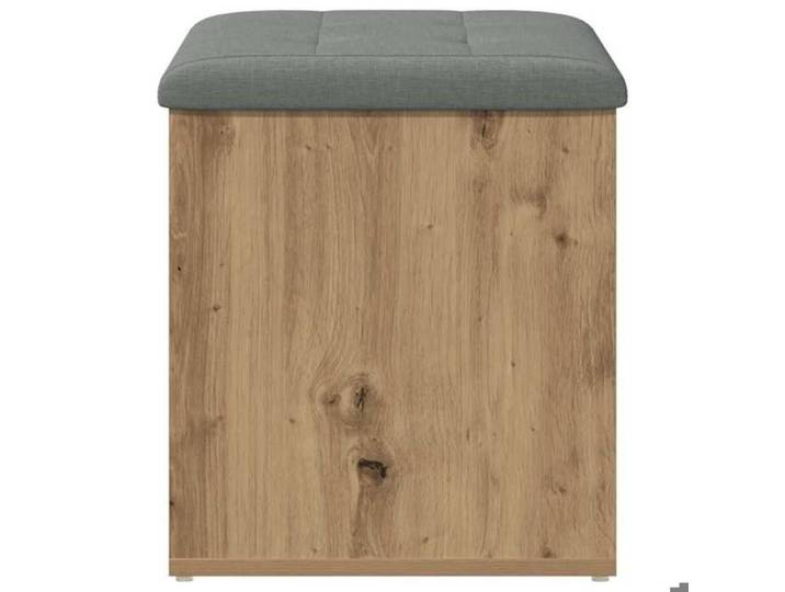 (Brun)Banc de couloir - Banc de rangement - chêne artisanal 62x42x45 cm bois d'ingénierie - pour maison@FR196257