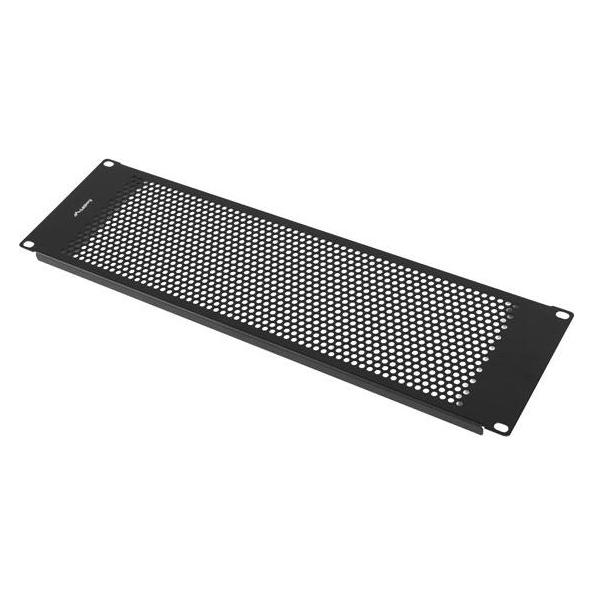 Lanberg Zaślepka do szaf 19" 3U perforowana czarna (AK-1413-B)