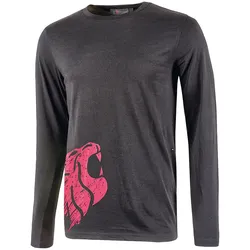 U-Power Langarmshirt Alien - grey fucsia - S