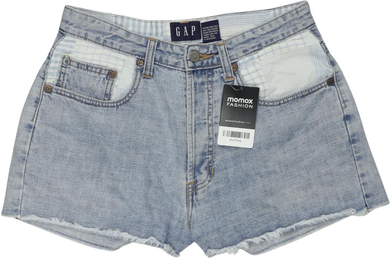 GAP Damen Shorts, Hellblau, Gr. M (US 8), Baumwolle - Second Hand