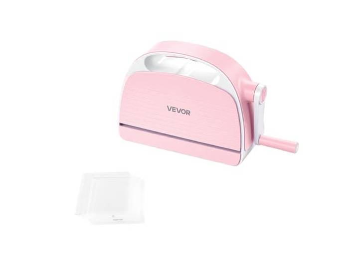 VEVOR Machine de Découpe et de Gaufrage Manuelle\, Ouverture 152 mm\, Machine à Découper Portable avec Plaques de Découpe\, Poignée Ergonomique\, pour Loisirs Créatifs\, Scrapbooking\, Cartes et Bricolage