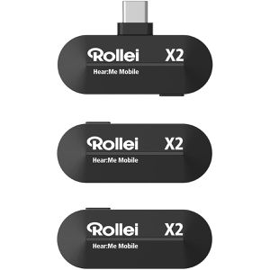 Rollei HearMe Wireless Mobile X2 Mikrofon, digitales Drahtlos-Mikrofonsystem