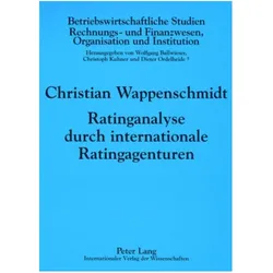 Ratinganalyse durch internationale Ratingagenturen, Fachbücher von Christian Wappenschmidt