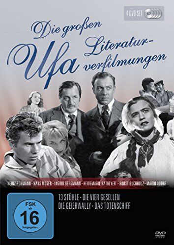 Die Grossen UFA Literaturverfilmungen [4 DVDs] - Preis vom 17.10.2026 19:25:27 h
