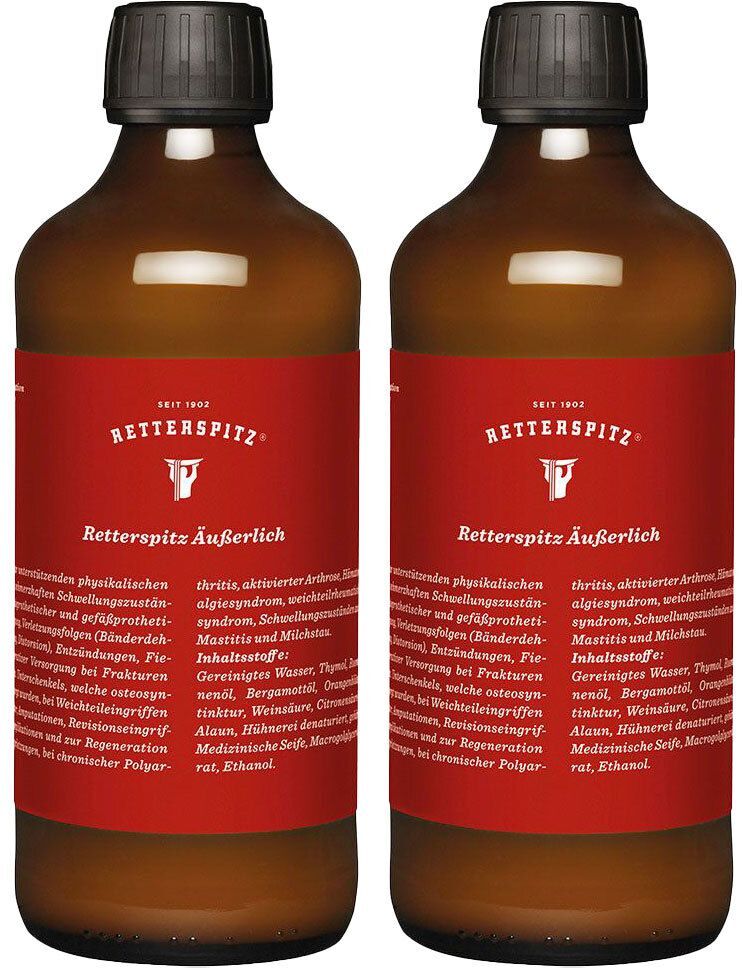 2er Set Retterspitz Äußerlich 2x1 l Flüssigkeit
