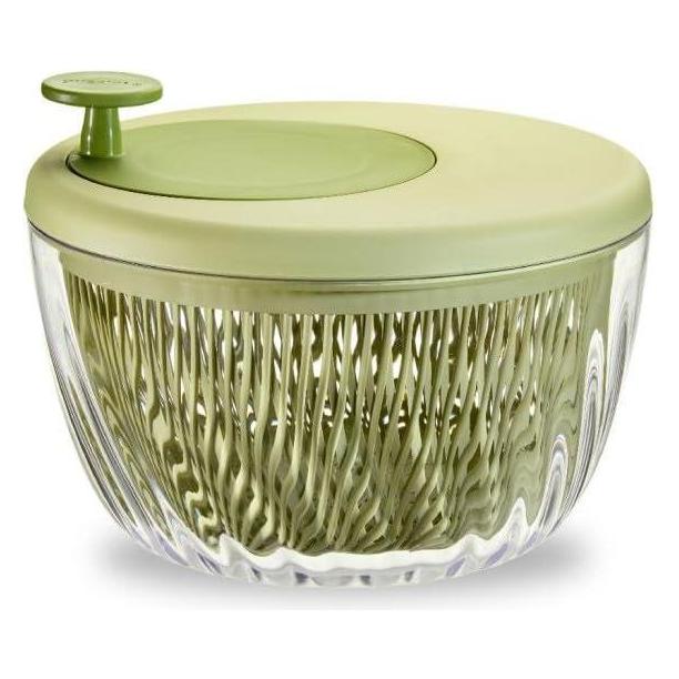 Guzzini Salatschleuder Spin&Store, Avocado green (26 x 19 cm) (170900253)