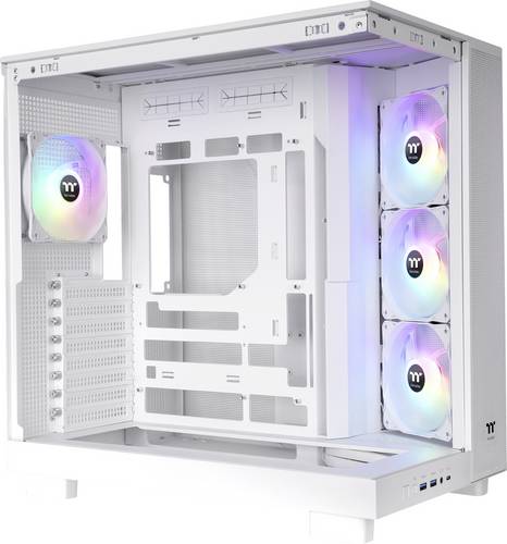 Thermaltake View 380 XL TG ARGB Snow White Midi-Tower PC-Gehäuse Schnee-Weiß