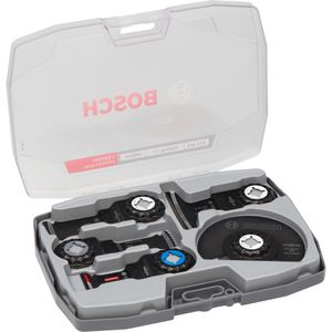 Bosch Multifunktionswerkzeug-Zubehör Cutting Set 2608669092, Starlock, für Holz, Metall, Kunststoff, 5-teilig