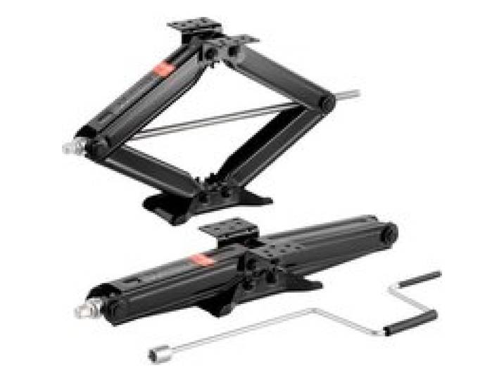 VEVOR RV Scherenwagenheber Wagenheber mit Handkurbel & Steckschlüssel & Wasserwaage (2 Stk.) Stabilisator Nivellierung 103-595 mm Hubhöhe Stabilisatorwagenheber 4082 kg belastbar
