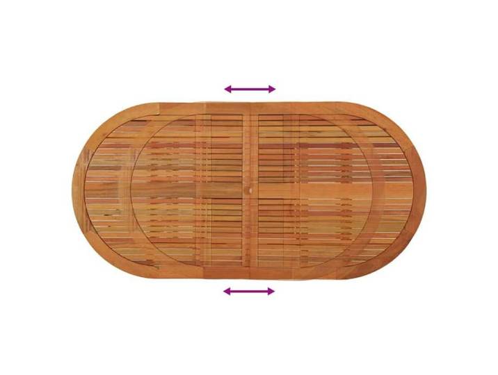 Table Balcon/Terrasse Brun - Magnifique Table de jardin élégante - VENDUE SEULE - 200x100x75cm Bois d'eucalyptus solide -t666746
