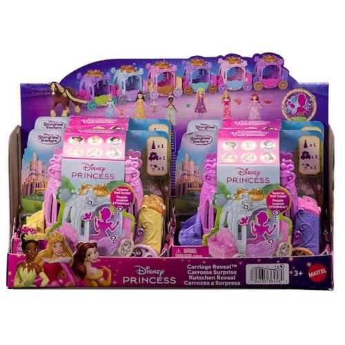 Mattel Disney Princess verrassingspop met koets speelgoed