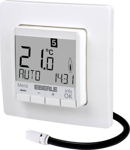 Eberle 527 8124 55 100 FIT 3F Raumthermostat Unterputz Heizen, Bodentemperatur 1St.