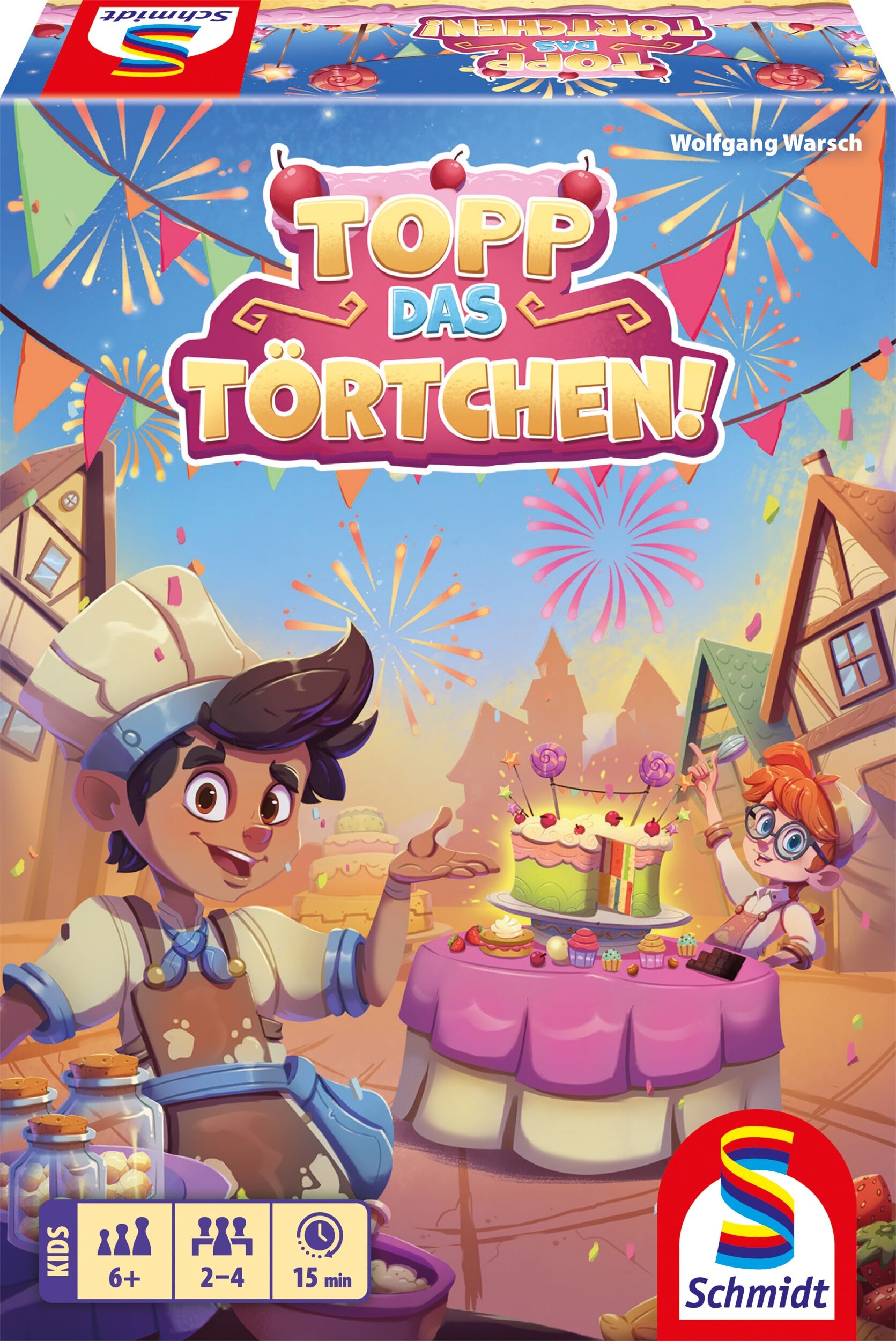 Spiel SCHMIDT SPIELE "Topp das Törtchen", bunt, Spiele, Kinder, Spiel
