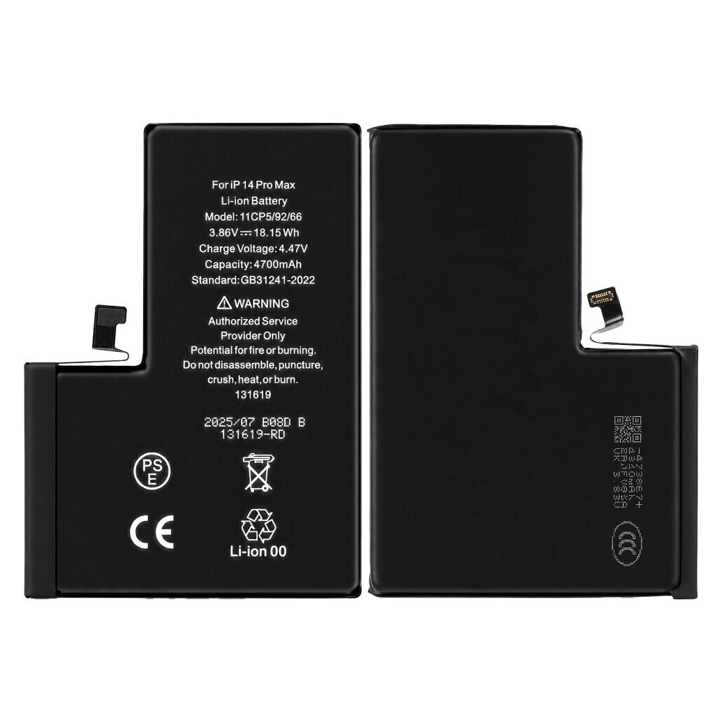OEM Diagnostizierbarer 4770-mAh-Akku mit hoher Kapazität für das iPhone 14 Pro Max (62577322)