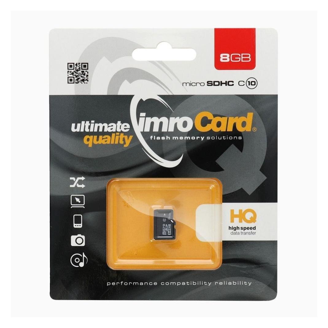 IMRO 10/8G Speicherkarte 8 GB MicroSDHC Klasse 10 (8 GB, microSDHC, U1) (10/8G)