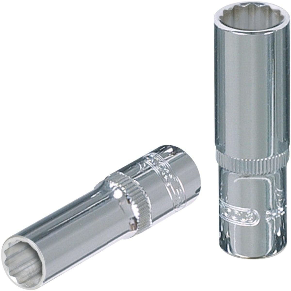 KS Tools CHROMEplus 12-kant verlengde doppen 3/8"