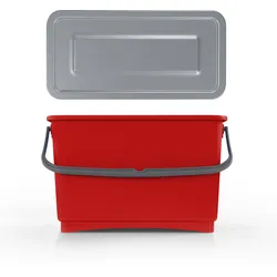 TTS Hermetic Box 8 Liter rot – Hygienebox