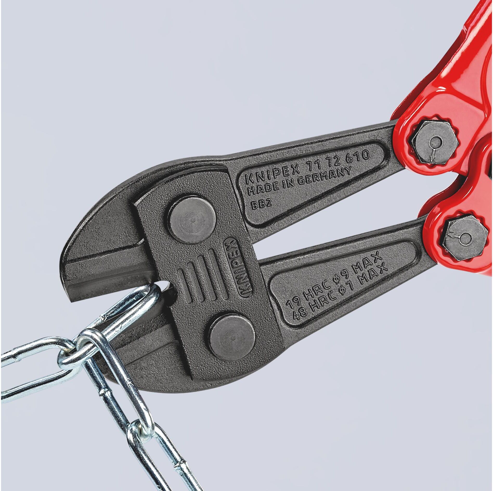 Bolzenschneider KNIPEX "Knipex Bolzenschneider 610 mm", rot, Schneidewerkzeuge, Bolzenschneider rot Einheitsgröße