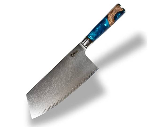 Calisso Chai Dao 67 Lagen Damaststahl - Damastmesser, Küchenmesser, Hackmesser, Messer