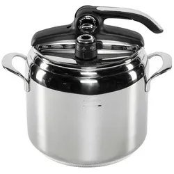 Lagostina Schnellkochtopf Diva, 22 cm, 9 L, Pfanne + Kochtopf, Silber