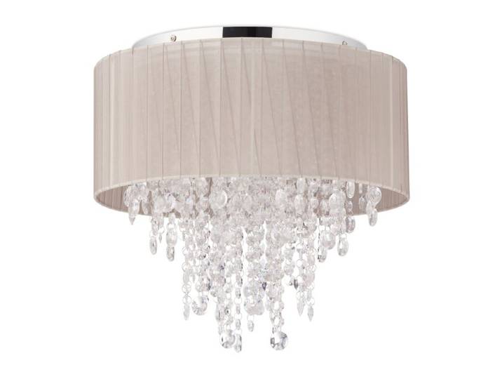 Relaxdays Deckenlampe Organza Kristall