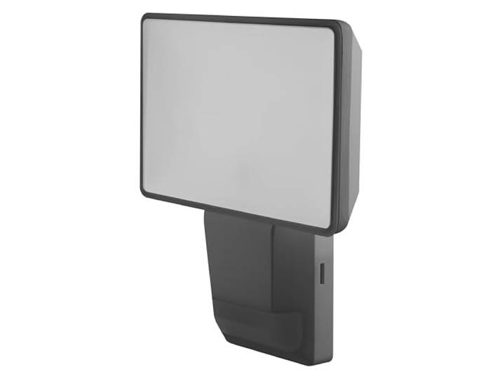 Osram ENDURA PRO Hocheffizienter Außenwand-Sensorstrahler mit weitem Ausstrahlungswinkel in innovativem optischen Design, 15W, Dunkelgrau, IP55-Schutz, für Parkplatz und Parks