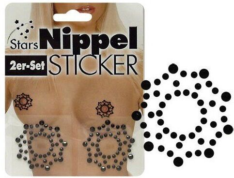 You2Toys Bijoux pour mamelons Stars Sticker
