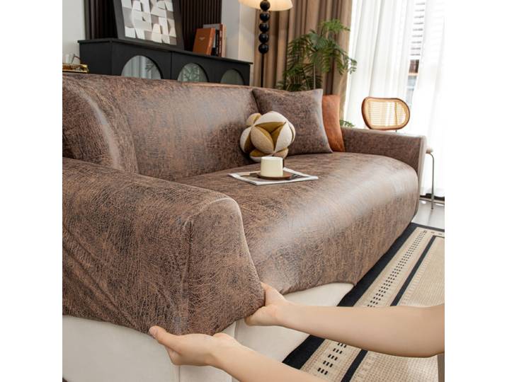Housse de canapé ajustable et imperméable, protection de fauteuil, housse extensible en forme de L pour canapé d'angle, 1/2/3/4/5 places