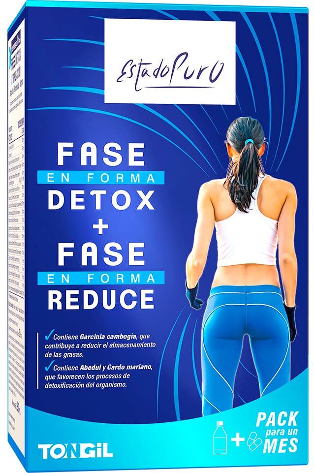 TONGIL Estado Puro Pack Fase Detox 250 ml + Reduce 60 caps