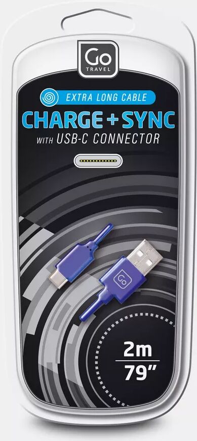 Go Travel - USB Kabel, One Size, Blau