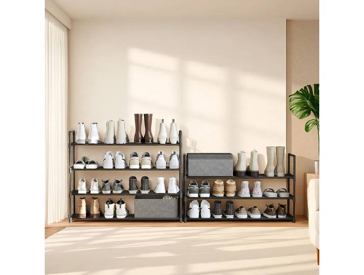 Étagère à chaussures Hendren II 75cm Noir