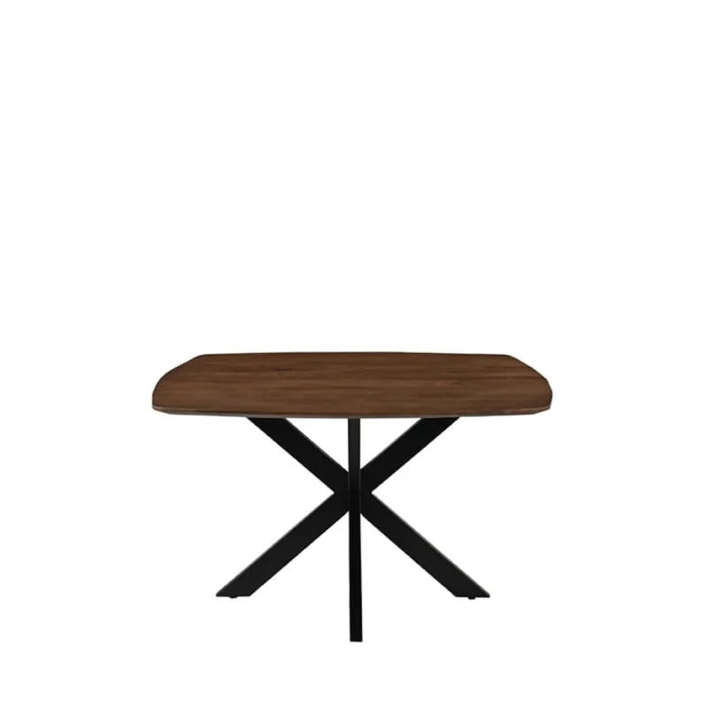 Label51 Eetkamertafel Blake - Nature - Mangohout - B/D: 130 x 130 cm