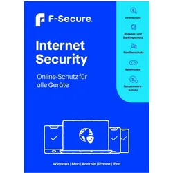 F-Secure Internet Security für alle Geräte (ehem. SAFE) 2 Jahr/3 Geräte Download für Android & iOS & Windows & Mac OS
