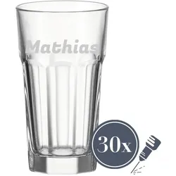 Longdrinkglas ROCK 340 ml Name horizontal 30 Stück