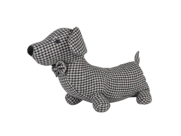 Türkeil Hund mit Hahnentritt-Druckmuster