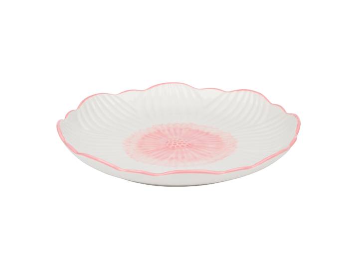 Dessertteller Keramik Blume 20 cm