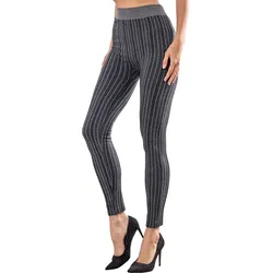 Leggings mit Zopfmuster