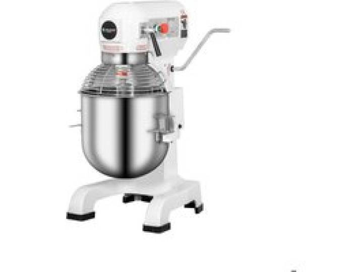 Batteur planétaire blanc 30 Litres (3 vitesses) avec 3 accessoires PREMIUM - GOLDINOX