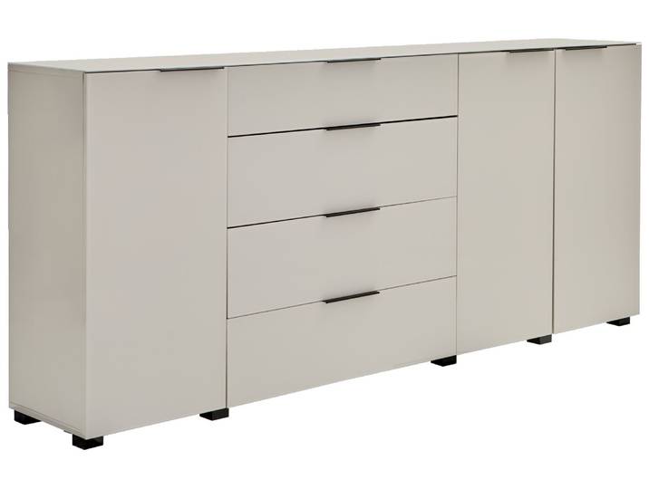 Novel XL-Sideboard MALIN 2.0, Kaschmir, Glas
