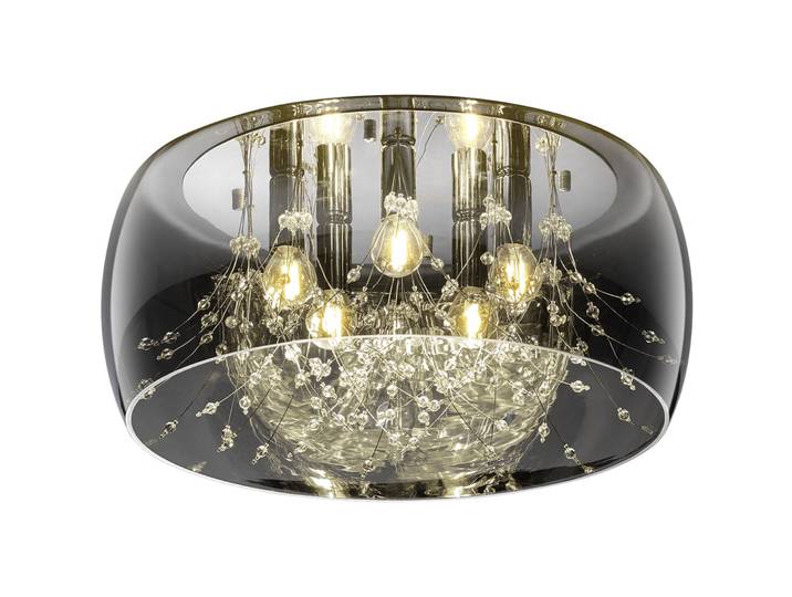 Deckenlampe Chave chrom Glas B 50 cm - Deckenlampe