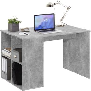 FMD-Möbel Schreibtisch Gent, 366-001, beton / beton, 4 Regalfächer, 117 x 75 x 73 cm