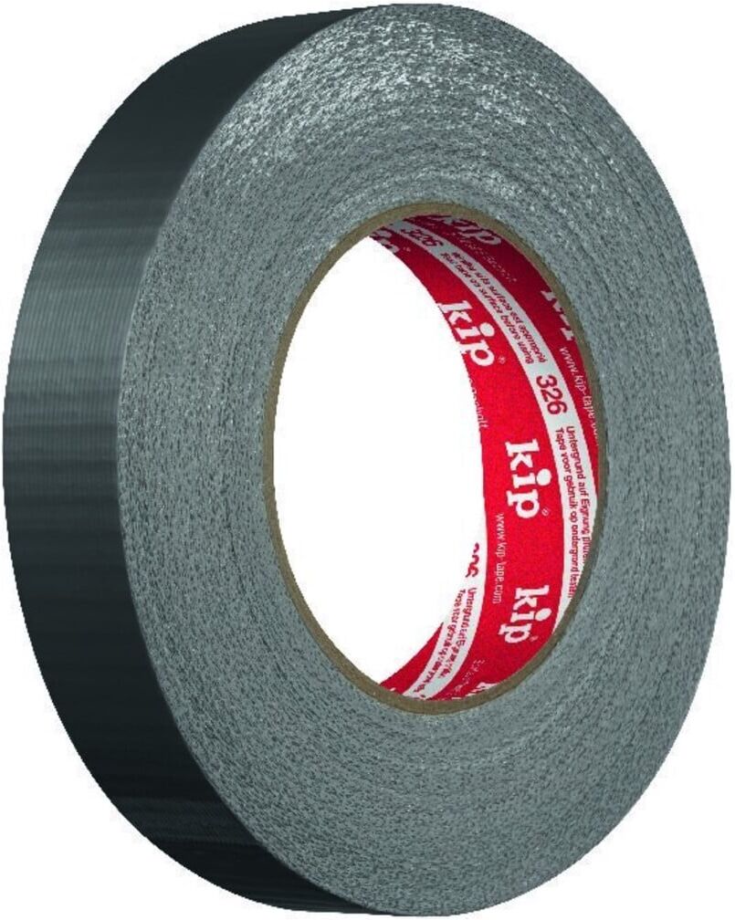 Kip 326 Steinband-silber Premium Plus Extra 25mmx50m (326-25)
