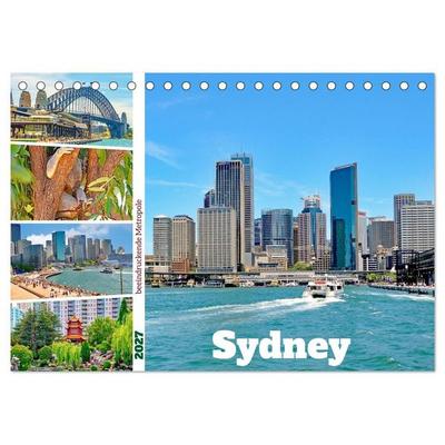 Sydney - beeindruckende Metropole (Tischkalender 2027 DIN A5 quer), CALVENDO Monatskalender