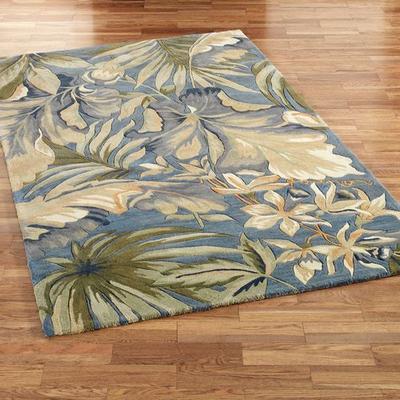 Kas Oriental Rugs Inc / Ds "Paradise Blue Rectangle Rug, 5'3"" x 8'3"", Blue"