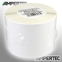 Ampertec Etiketten kompatibel zu Epson C33S045389 weiß 80mm x 50m matte linerless label ticket