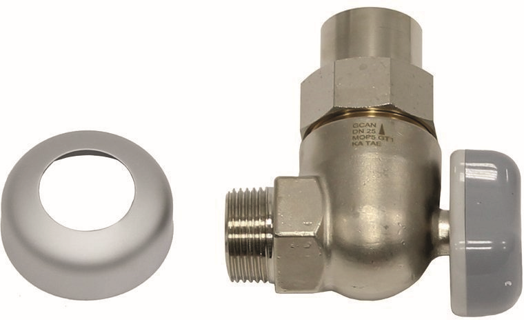 coin Vaillant bille de gaz 300845 3/4 "avec dispositif de protection contre les incendies