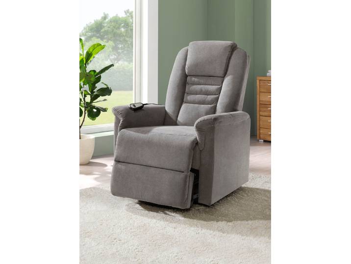 TV-Sessel mit Motor und Aufstehhilfe, Grau