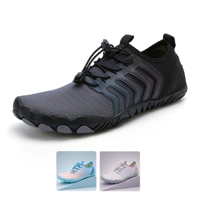 Barfußschuh DOTALES "Flexstep Barfußschuhe Damen & Herren Barfußschuhe", Damen, Gr. 40, Normalschaft, grau (schwarz), Polyester, Polyurethan, Textil, Basic, Schuhe Barfußschuh, Minimalschuhe
