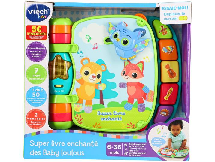 VTech Super livre enchanté des Baby loul (Französisch)